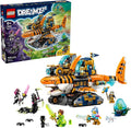 LEGO DREAMZzz Tiger Shark Tank Building Toy for Boys &amp Girls - Ages 9+ - Pretend Play Set for Kids Ages 9+ W/2 Build Options - Includes 5 Minifigures - Gift Idea for Birthdays - 71515