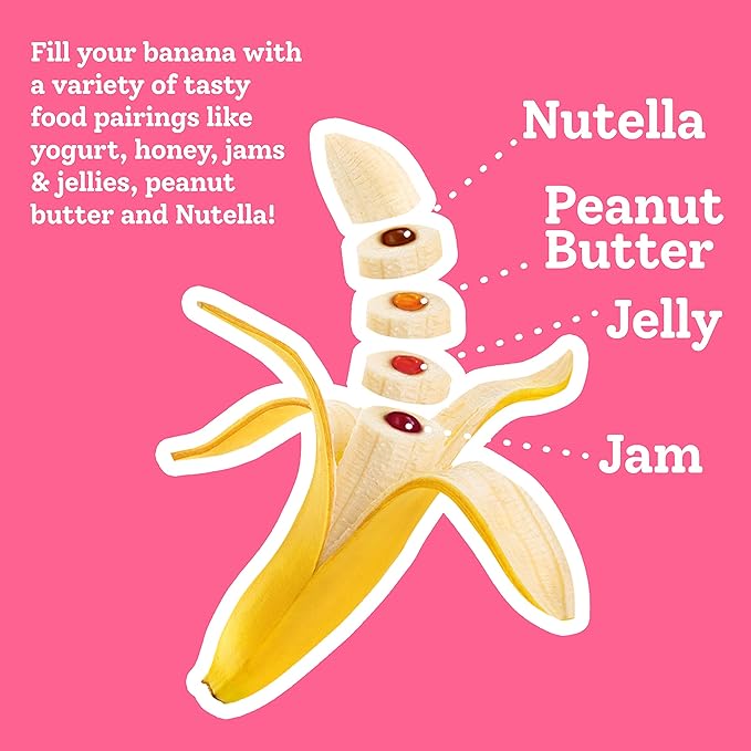 Banana Loca® Kitchen Gadget - Core &amp Fill A Banana While Still In Its Peel