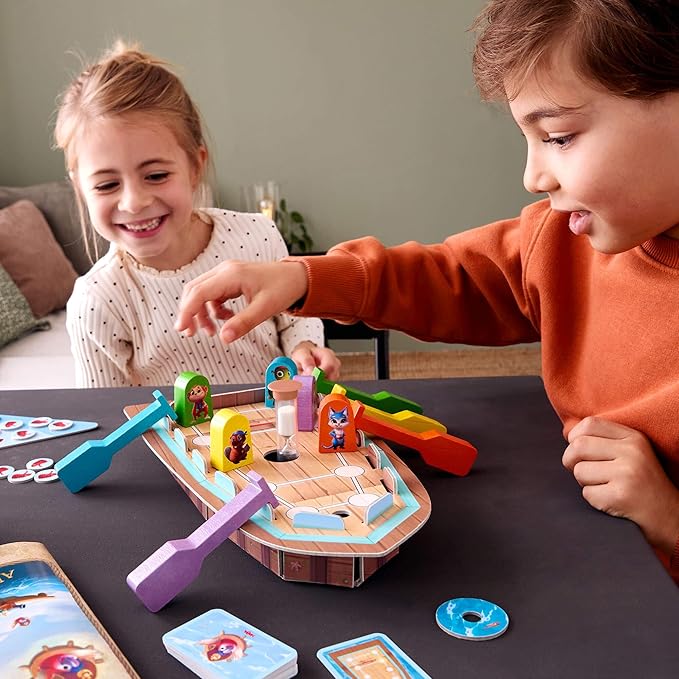 HABA Capt'n Pepe: Treasure Ahoy - A Cooperative Pirate Board Game Adventure &amp Treasure Hunt for Kids &amp Families &amp A Create Your Own Adventure Legacy Game for Ages 6+