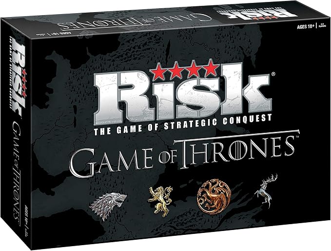 USAOPOLY Risk Themed Game of Thrones Strategy Board Game |for Game of Thrones Fans | Official Merchandise | Based on The TV Show on HBO Orignal Color