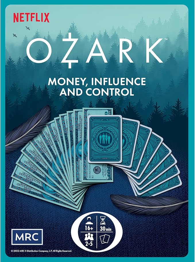 Mixlore Ozark The Board Game | Territory Control Strategy Game | Based on The Hit Netflix TV Series | Ages 16+ | 2-5 Players | Average Playtime 30 Minutes | Made by Mixlore