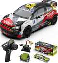 RLAARLO 1/12 Brushelss RC Cars for Adult Top Speed 50+ MPH Rally Car All Terrain RC Truck 4W Off-Road Monster Trucks with Gyro Waterproof Remote Control Car (Red)