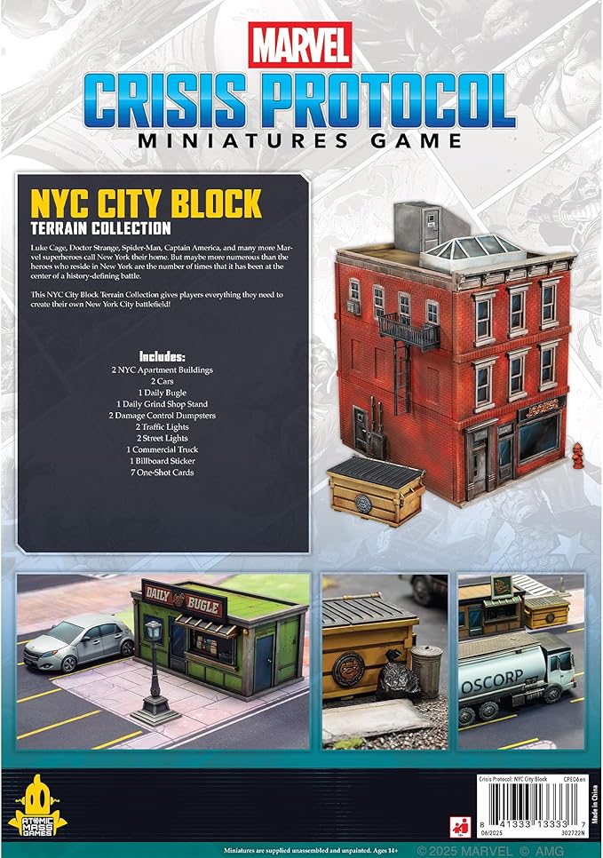 Marvel: Crisis Protocol - NYC City Block Terrain Collection
