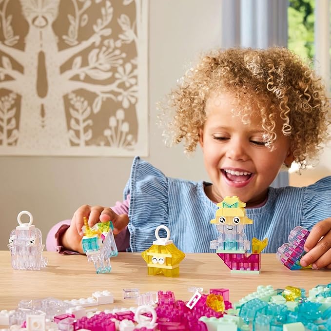 LEGO 11040 Classic Wow Idea Box Clear Color Toy Birthday Present Blocks Educational Girls Boys Children 5 6 7 8 Pretend Play Pretend Play