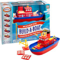 Popular Playthings Magnetic Build-a-Boat High Seas Play Set Waterproof Floating Bath Toddler Toys Gifts for Kids Ages 3 &amp Up - 10 Pieces