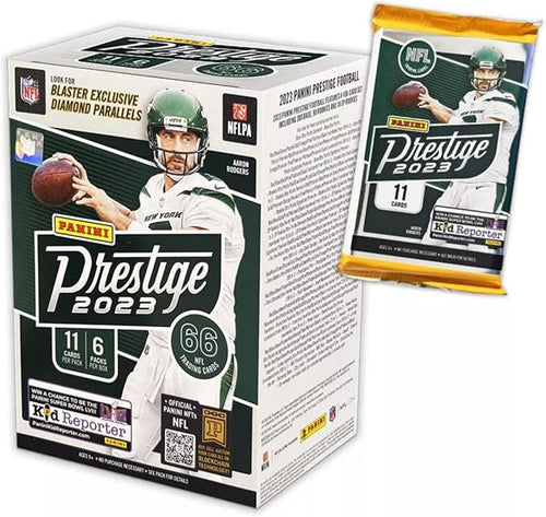 2023 Panini Prestige Football Trading Card Blaster - 66 Football Cards - Look for Rookies of CJ Stroud Anthony Richardson Will Levis Bryce Young and More!