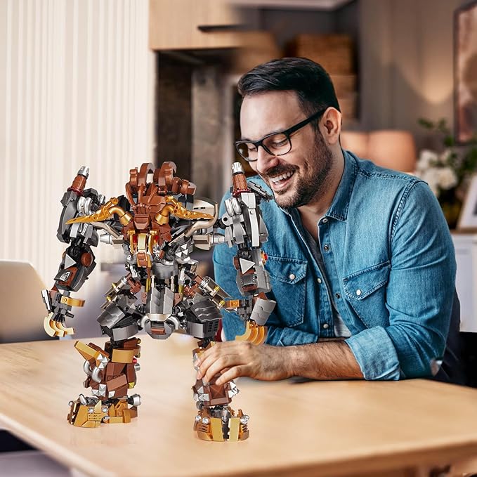 Robot Building Sets for Adults MenChina Mech Mythical Hero Bull Demon KingMecha Model Building Toy KitCollectible Display Gifts for Man Teens Ages 14+(1666PCS)
