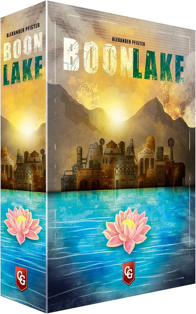 Capstone Games Boonlake Euro Strategy Board Game for 1-4 Players – Hand Management Engine Building Resource Planning Territory Development Strategic Solo &amp Competitive Fun – 90 Min | Ages 14+