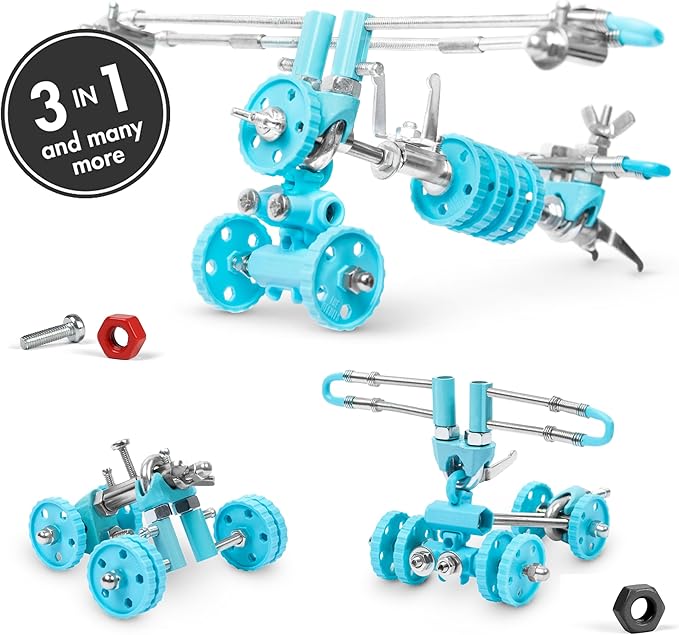 The Off Bits AirBit – Build Your Own Airplane! STEM Building Kit for Creative Kids 8-12 &amp Curious Adults Fun Educational Gift for Boys &amp Girls