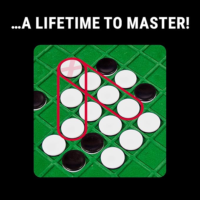 Ravensburger Othello - Classic Strategy Board Game for 2 Players - Easy to Learn Hard to Master - Fast-Paced Family Fun - Ages 8+