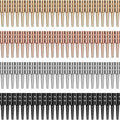 Leitee 96 Pieces Metal Cribbage Board Pegs Fit 1/8 Holes Cribbage Pins with a Tapered Design for Family and Friend Traditional Board Game 4 Colors