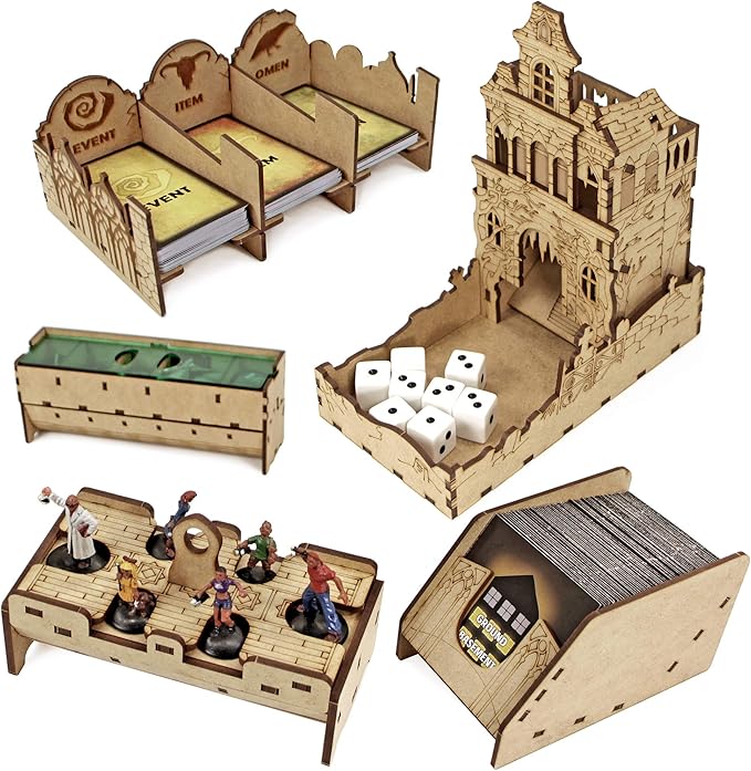 TowerRex Organizer for Betrayal at House on The Hill 2nd Ed Board Game Widow's Walk Expansion Storage Insert Accessories Upgrade