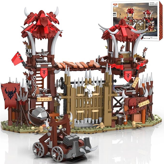 Horde Building Set Toy Buildings Blocks for Adults Teens DIY Craft Orcs of The Hordes Model Kits for Adult Boys Girls 14+ Home Office Art Decor Holiday Christmas Birthday Gift 1279PCS