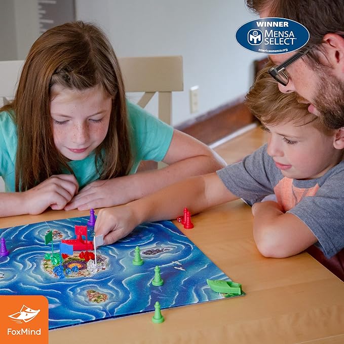 FoxMind Bermuda Pirates Magnetic Board Game for Kids Captivating Pirate Adventure for Family and Friends