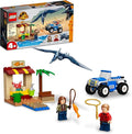 LEGO Jurassic World Pteranodon Chase 76943 Dinosaur Toy Set with 2 Minifigures and Buggy Car Gift Idea for Kids 4 Plus Years Old