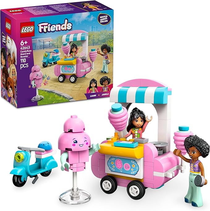 Lego 42643 Friends Cotton Candy Shop Toy Birthday Gift Blocks Educational Girls Boys Children 6 Years 7 Years 8 9 Years Old Pretend Play Pretend Play Play