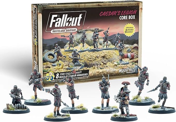 Fallout Wasteland Warfare: Caesar's Legion Core Box - 8 Figure Set RPG