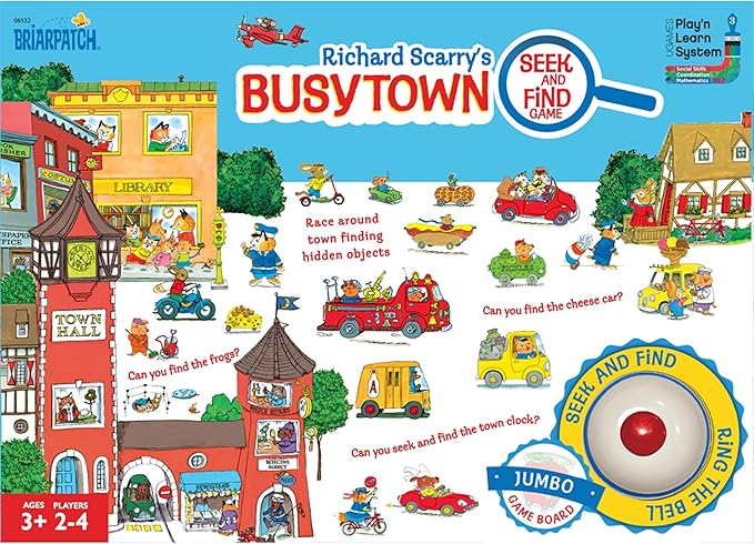 Briarpatch Richard Scarry's Busytown Seek and Find Game Based on Early Reader Books for Preschool Kindergarten and 1st Grade