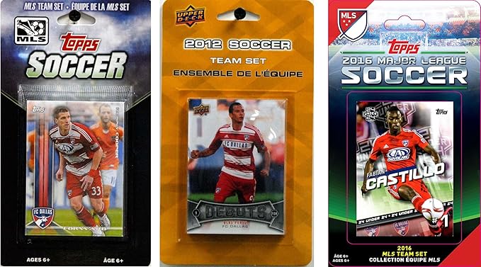 MLS 3 Different Trading Card Sets