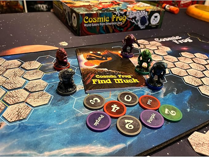 Devious Weasel Games Cosmic Frog: Find Muck Expansion - Devious Weasel Games Adds Mental Combat Lands &amp Chip System Ages 14+ 2-6 Players