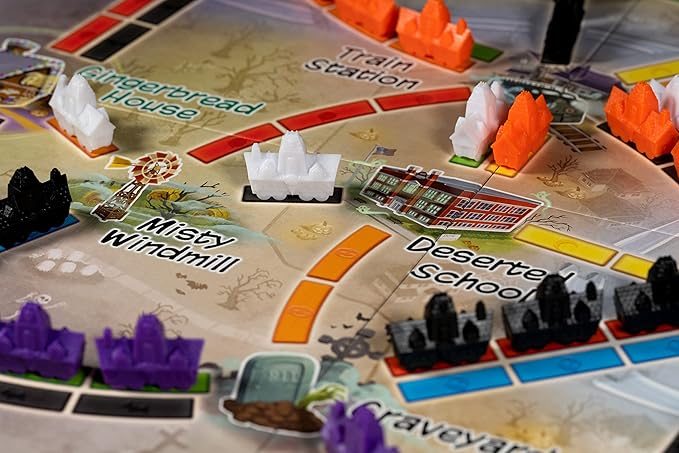 Ticket to Ride Ghost Train Board Game Themed Strategy Fun Family Adventure for Adults and Kids Ages 6+ 2-4 Players Average Playtime 15-30 Minutes Made by Days of Wonder Multicolor (DOW720035)