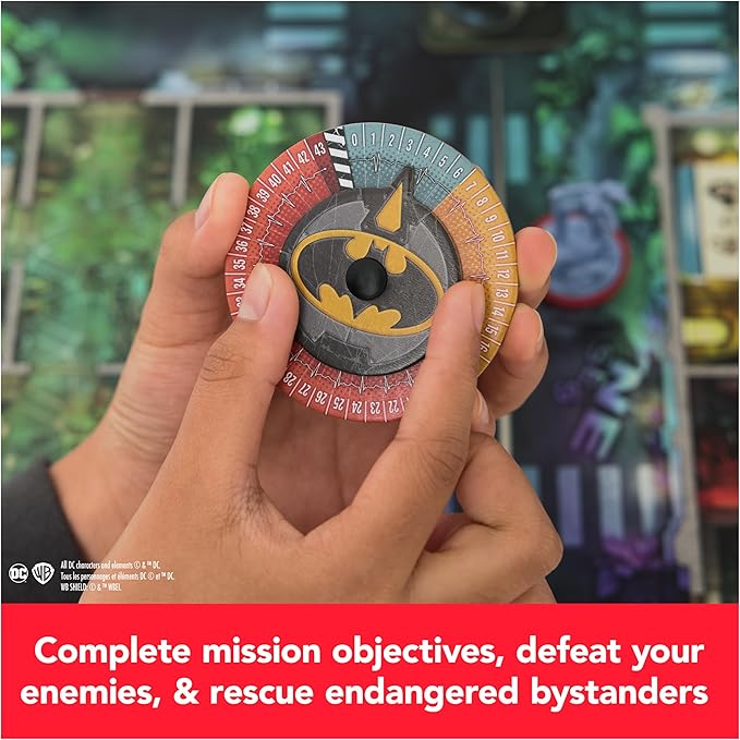 Spin Master Games DCeased: Gotham City Outbreak Part of The Zombicide Collection Collectible DC Comics Miniatures Strategy Board Game Easter Gift 1-4 Players for Ages 14 &amp Up