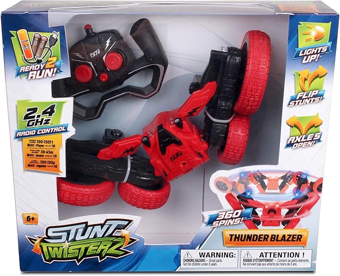 NKOK RTR Thunder Blazer (w/USB Charger 3.7V Li-ion 2AA) Epic Stunts Grippy Tires Colors Will Vary