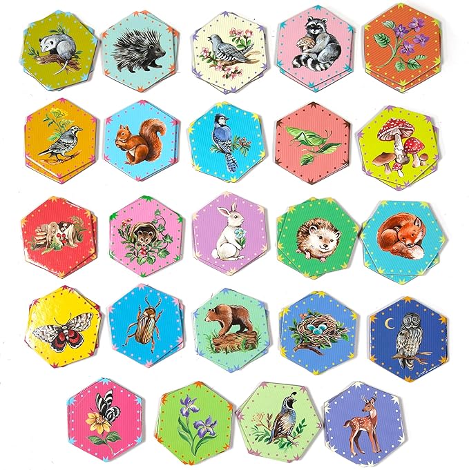 eeBoo: Memory and Matching Game - Life in a Meadow - 24 Pairs Develops Recognition Concentration Memory &amp Vocabulary Skills Age 3+