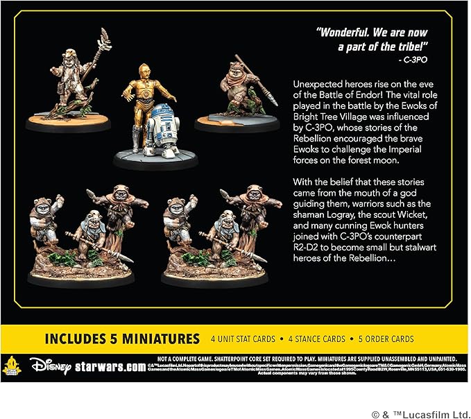 Star Wars Shatterpoint Yub Nub SQUAD PACK - Tabletop Miniatures Game Strategy Game for Kids and Adults Ages 14+ 2 Players 90 Minute Playtime Made by Atomic Mass Games