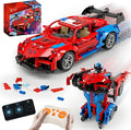 2 in 1 Remote Control Racing Car Building Blocks Compatible with Lego STEM Toy Building Toys 694 PCS Gifts Toys for Age 8-12 Years Old Kids Boys