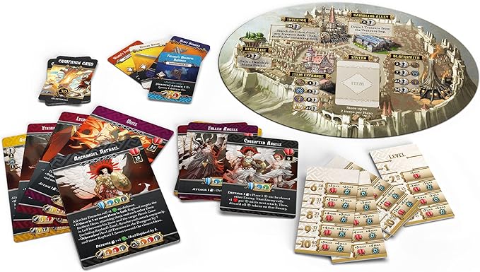 Massive Darkness 2 Heavenfall Board Game Expansion | Tabletop Miniatures Game | Cooperative Strategy Game for Adults and Teens | Ages 14+ | 1-6 Players | Average Playtime 60 Minutes | Made by CMON