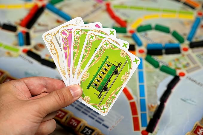 Asmodee Ticket to Ride Board Game (2025 Refresh) - A Cross-Country Train Adventure for Friends and Family Strategy Game for Kids &amp Adults Ages 8+ 2-5 Players 30-60 Minute Playtime