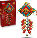 LEGO Spring Festival Fortune Firecracker Kids Building Toy - Chinese New Year Toy for Boys &amp Girls Ages 9+ - Play &amp Display Wall Art with Realistic Sound Effects - Gift Idea for Birthdays - 8
