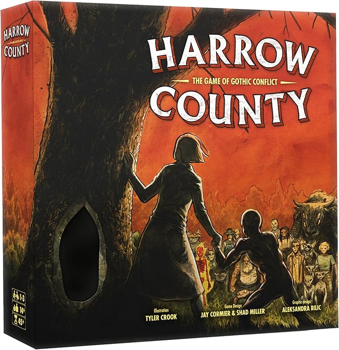 Harrow County: The Game of Gothic Conflict | Asymmetric Horror Strategy Board Game | 1–3 Players (Solo Mode Included) | Ages 14+ | Spooky Halloween Board Game by Off The Page Games