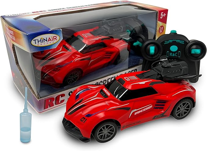 Nature Bound Remote Control Car Smoke Screen Racer 2.4 GHz RC Vehicle with Spraying Mist &amp Light for Kids Sport Racing Hobby Toy for Boys &amp Girls