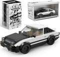 dOMOb Toyota AE86 Trueno Car Building Kit – 327 pcs Building Blocks Set w/Container Display Box – Modular Scale 1:32 Model – Bricks Toy for Kids &amp Adults 8+ – for Boys Hobbyist Collector