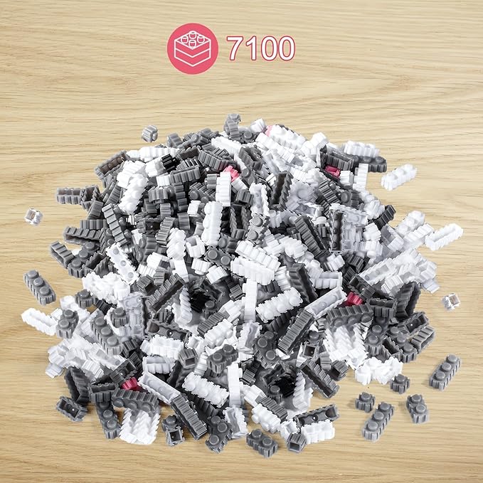 Schnauzer Dog 7100 Piece Micro Building Blocks Set for Teens &amp Adults – Advanced 3D Construction Kit STEM Fine-Motor Skill Toy Birthday Family Indoor Creative Play