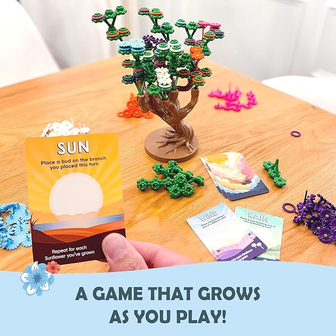 Bloomchasers: 3D Tree-Building Strategy Board &amp Card Game | Perfect for Family &amp Friends | 1-4 Players Ages 12+