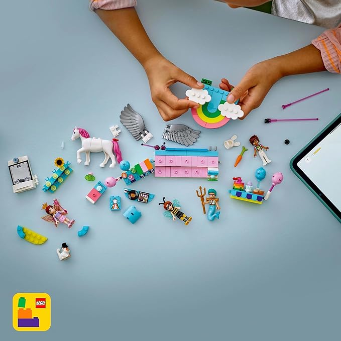 Lego Friends Unicorn Fairy Cosplay Party Toy Birthday Toy for Girls Boys Age 6 7 8 9 Pretend Play Mother Father 42661
