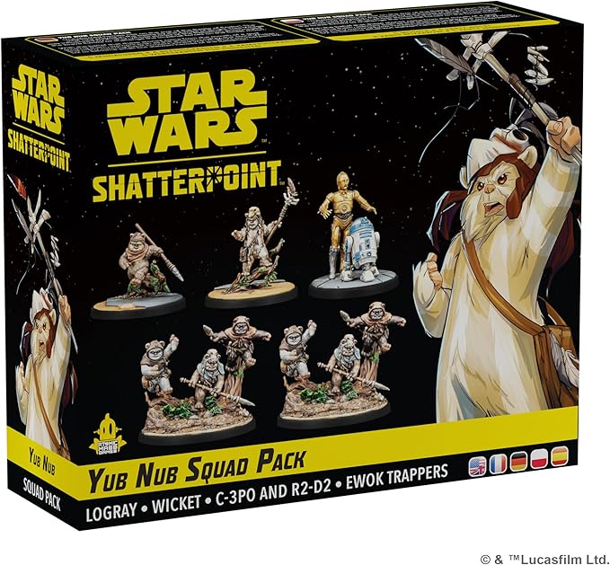 Star Wars Shatterpoint Yub Nub SQUAD PACK - Tabletop Miniatures Game Strategy Game for Kids and Adults Ages 14+ 2 Players 90 Minute Playtime Made by Atomic Mass Games