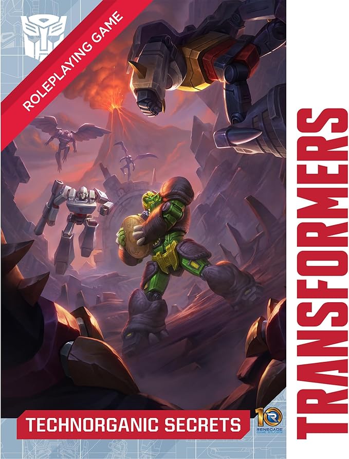 Renegade Game Studios Transformers RPG Beast Wars Technorganic Secrets Sourcebook Expansion