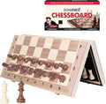 GothamChess Board | Foldable &amp Portable Magnetic Chess Pieces Organized Fitted Storage Includes Course by International Master Levy Rozman Game for Families &amp Adults | 15.75 x 15.75