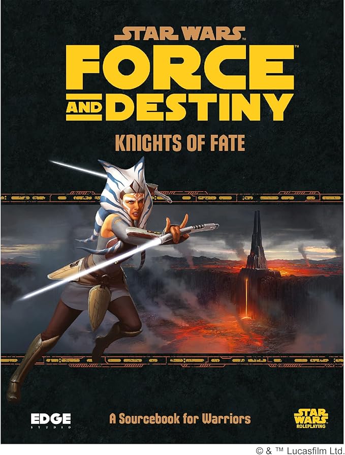 Star Wars Force and Destiny Game Knights of Fate Expansion Roleplaying Game Strategy Game for Adults and Kids Ages 10+ 2-8 Players Average Playtime 1 Hour Made by Edge Studio