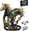 Mechanical Horse Building Block Set Build &amp Pose with Movable Legs – Engaging DIY Model with Motor Kit for Kids and Teens