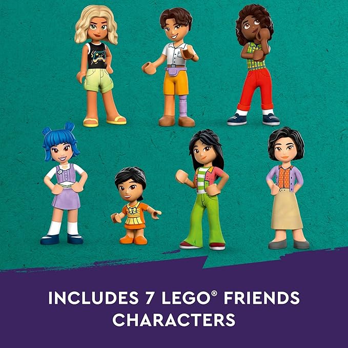LEGO Friends Heartlake City Shopping Mall Toy Building Kit with Mini-Doll Accessories for Kids to Build Social Skills and Play Together Gift Set for 8 Year Old Kids Girls and Boys 42604