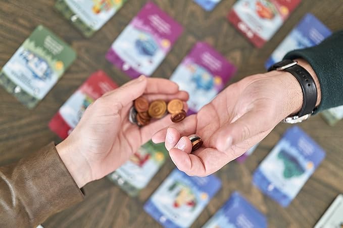 Machi Koro Board Game The Ultimate City-Building Game! Fast-Paced Dice Rolling Strategy Game for Kids and Adults Ages 8+ 2-4 Players 30 Minute Playtime Made by Pandasaurus Games