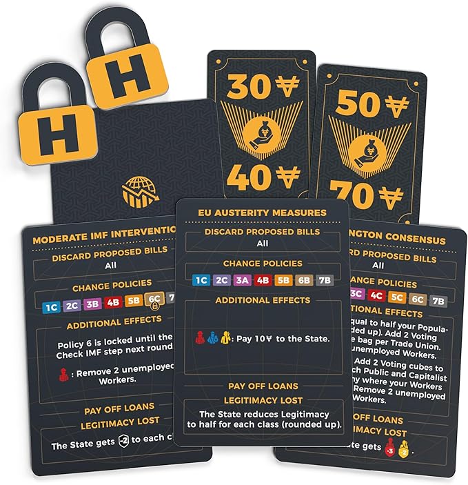 Hegemony: Crisis &amp Control Expansion - Add New Automas &amp Modules Solo Play Unique Asymmetric Card Driven Game Board Game Ages 14+ 1-4 Players