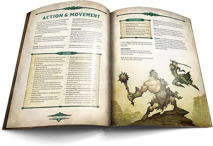 Free League Publishing Dragonbane: Mirth &amp Mayhem Roleplaying Game Core Set Includes Dice Rulebook Adventures Map and More RPG Tabletop Board Game for Adults Family Teens 13+