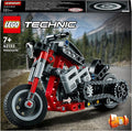 Lego Technic Motorcycle 42132 Model Building Kit Give Kids a Treat with This Motorcycle Model 2-in-1 Toy for Kids Aged 7+ (163 Pieces)