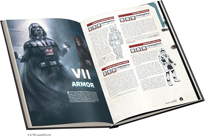 Asmodee Star Wars: Roleplaying Game Gadgets and Gear SOURCEBOOK - Weapons Armor &amp Attachments for Edge of The Empire Age of Rebellion &amp Force and Destiny RPG for Ages 14+ 3-5 Players
